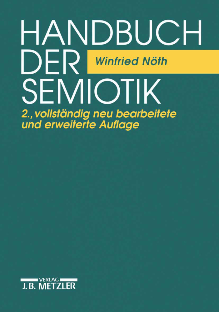 Handbuch der Semiotik main product photo