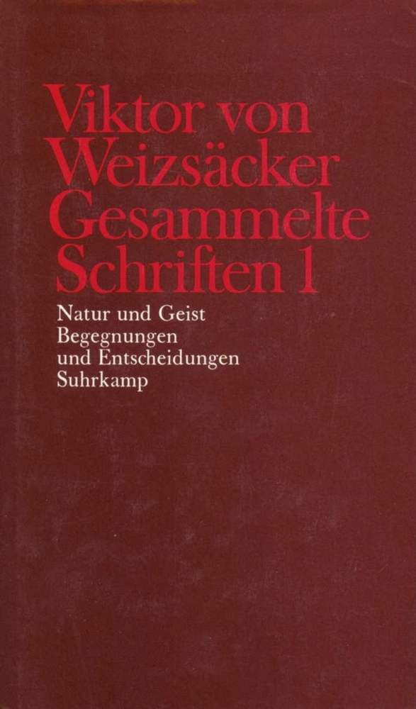 Natur und Geist; Begegnungen und Entscheidungen main product photo