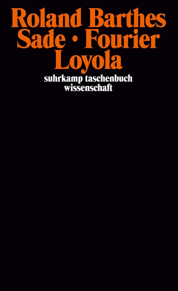 Sade. Fourier. Loyola main product photo