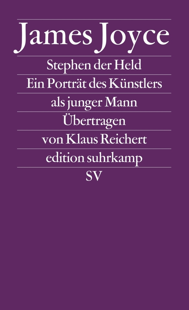 Werkausgabe in sechs Bänden in der edition suhrkamp. Ein Porträt des Künstlers als junger Mann main product photo