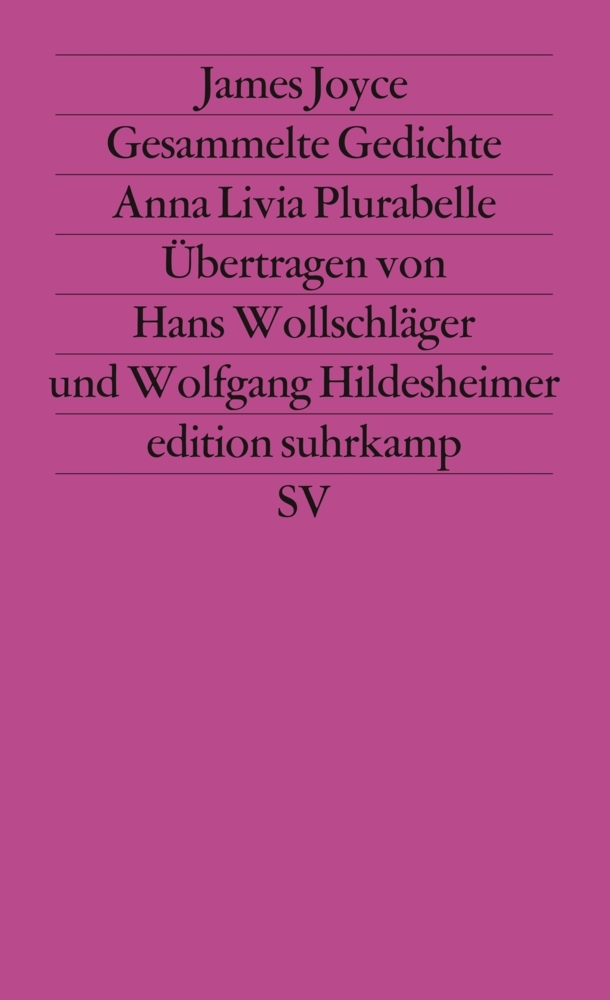 Gesammelte Gedichte. Anna Livia Plurabelle main product photo