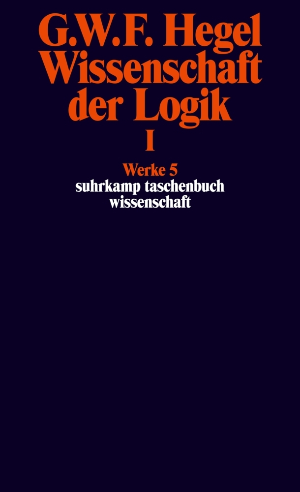 Wissenschaft der Logik. Bd.1 main product photo