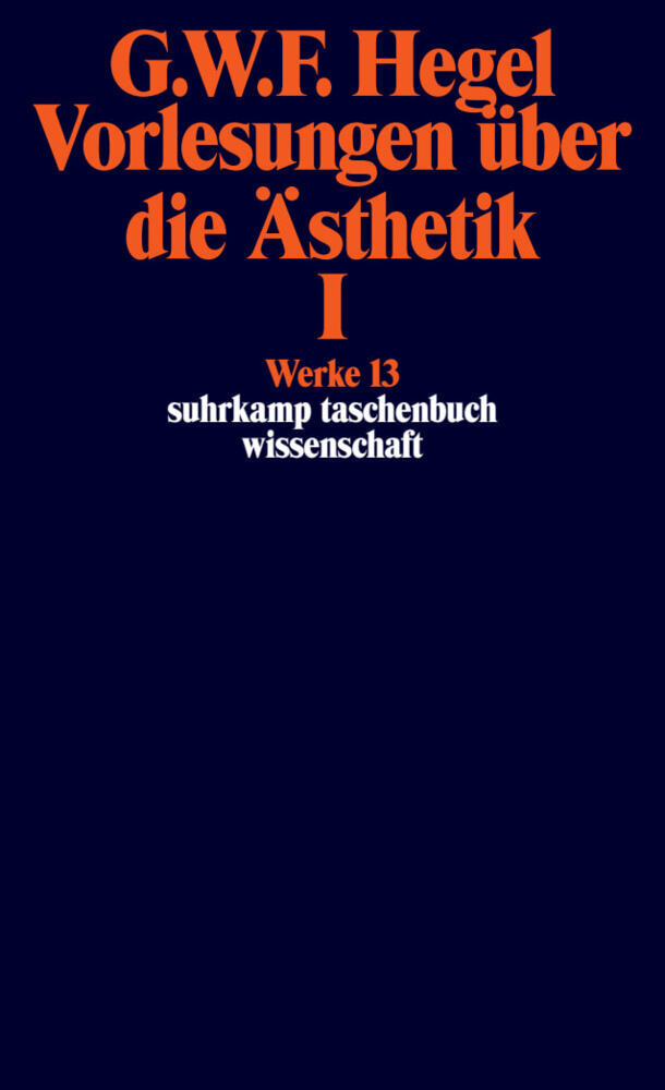 Vorlesungen über die Ästhetik. Tl.1 main product photo