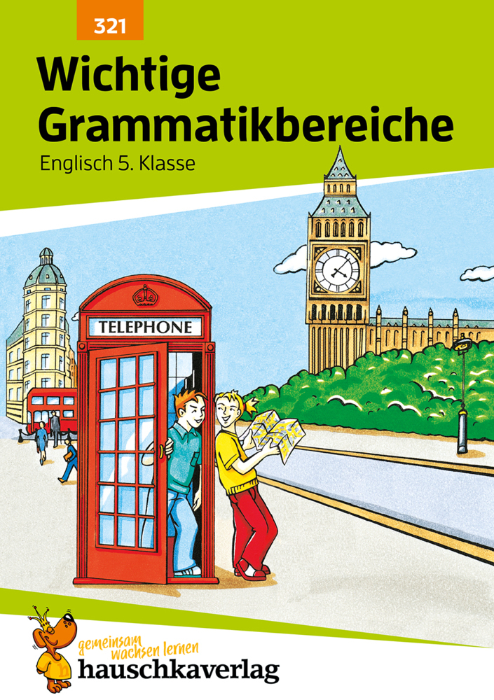 Wichtige Grammatikbereiche. Englisch 5. Klasse, A5-Heft main product photo