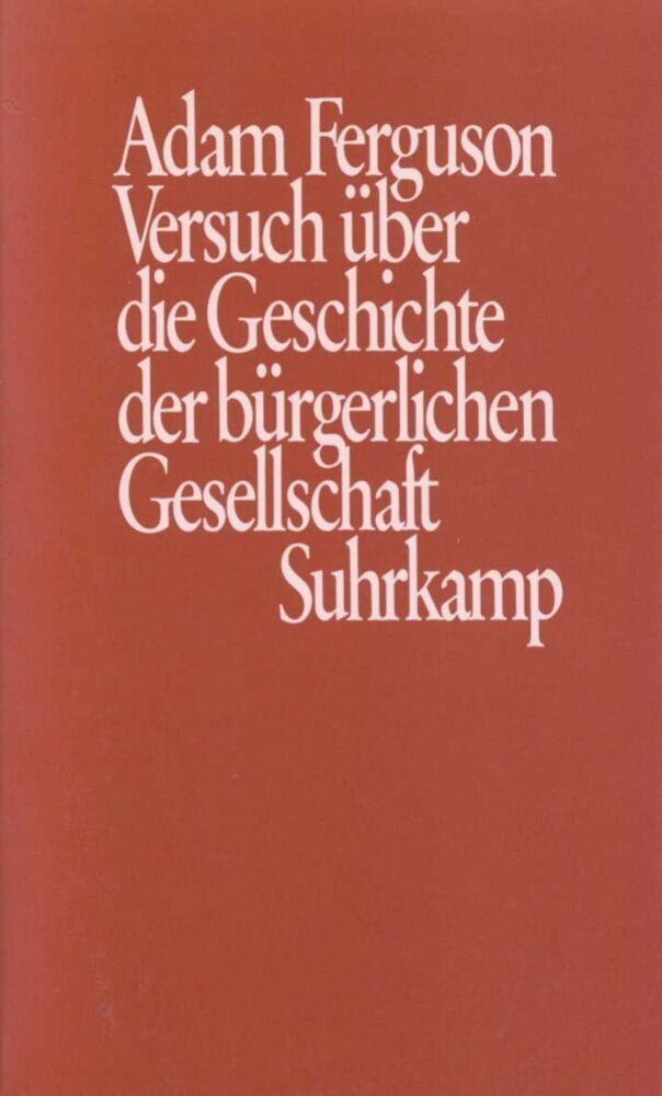 Versuch über die Geschichte der bürgerlichen Gesellschaft main product photo