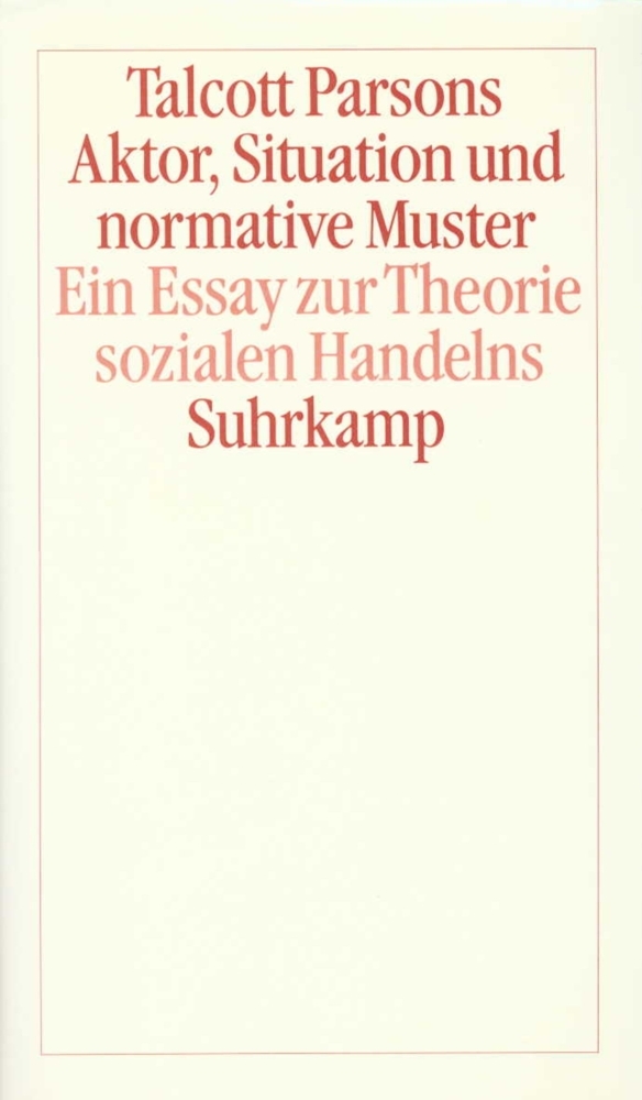 Aktor, Situation und normative Muster main product photo