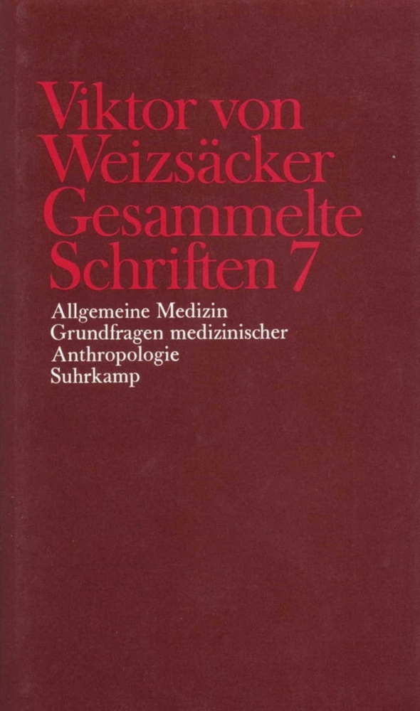 Allgemeine Medizin, Grundfragen medizinischer Anthropologie main product photo