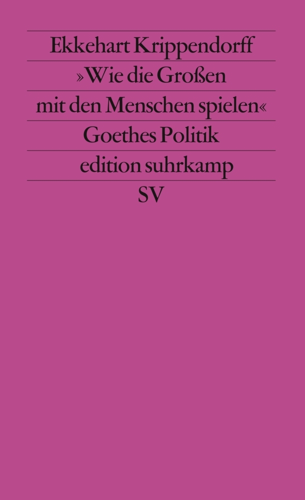 »Wie die Großen mit den Menschen spielen« main product photo