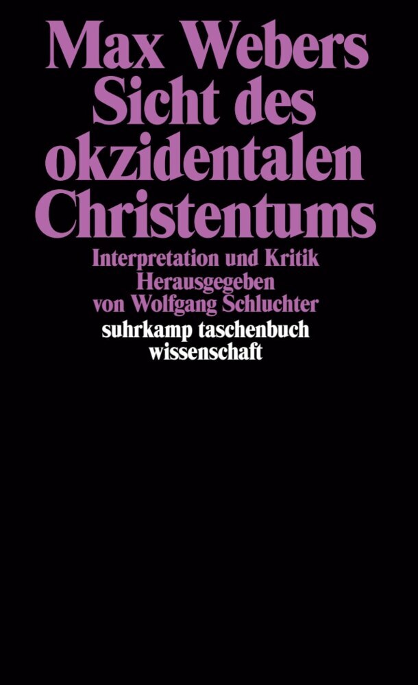 Max Webers Sicht des okzidentalen Christentums main product photo