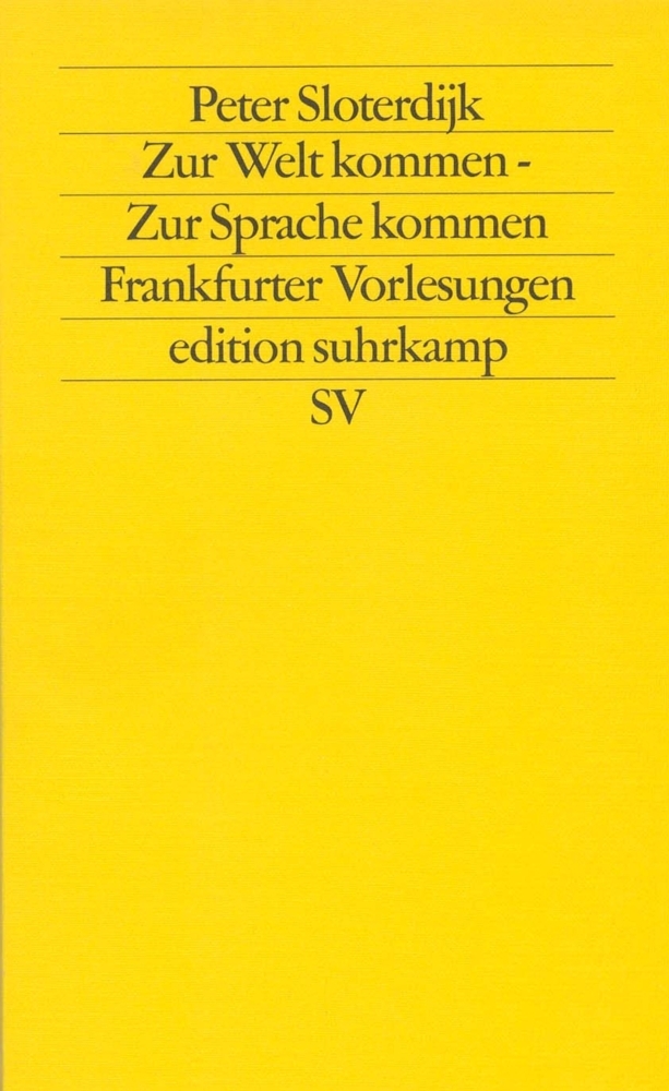 Zur Welt kommen - Zur Sprache kommen main product photo
