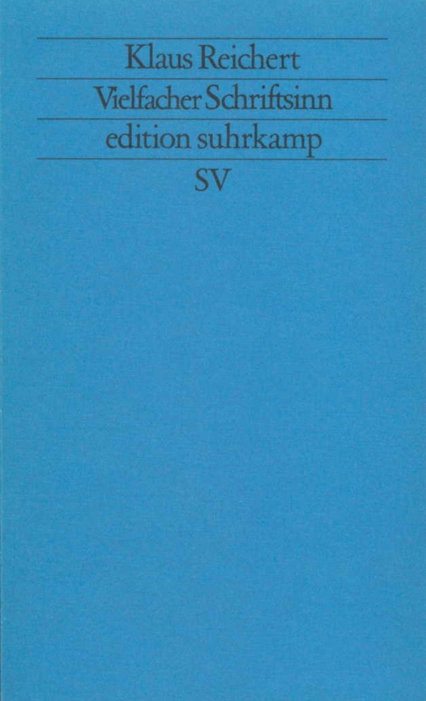 Vielfacher Schriftsinn main product photo