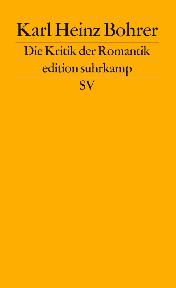Die Kritik der Romantik main product photo