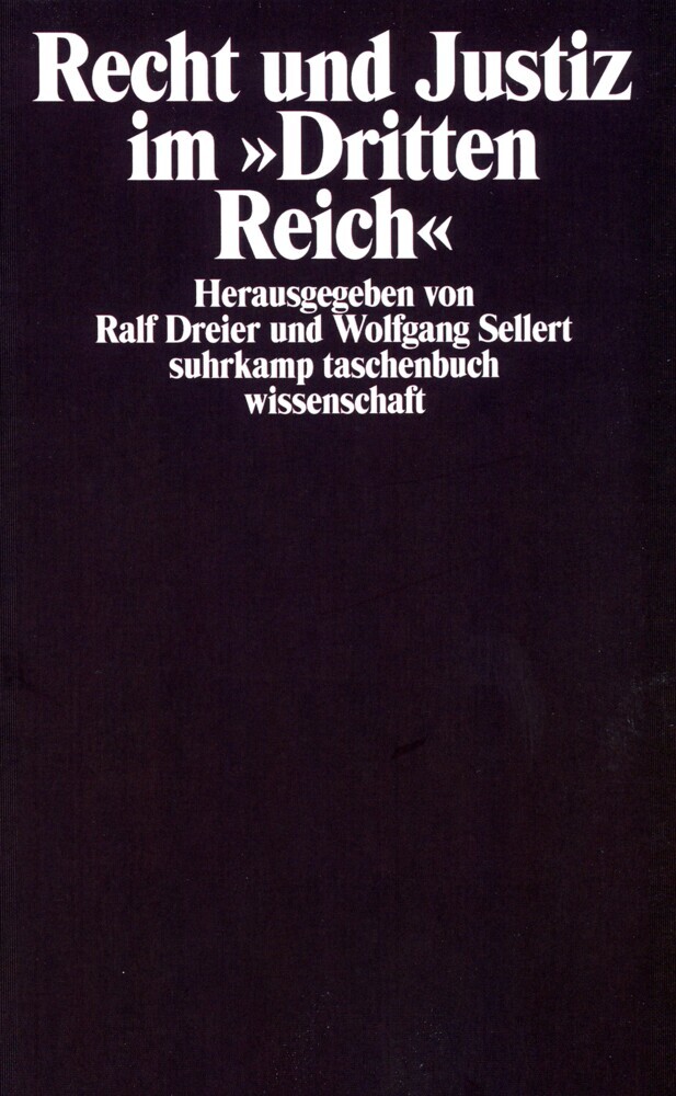 Recht und Justiz im »Dritten Reich« main product photo