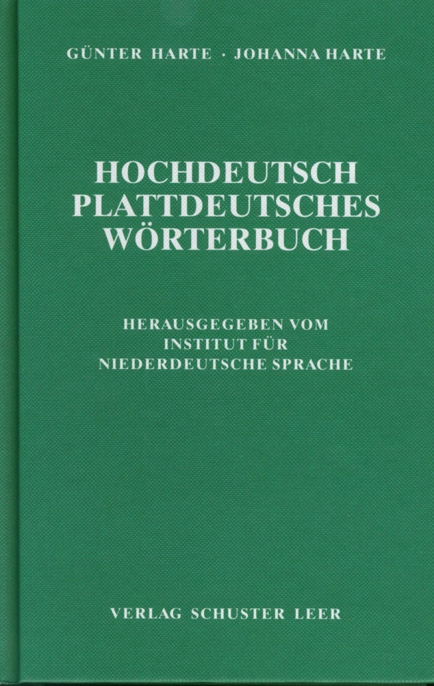 Hochdeutsch - plattdeutsches Wörterbuch main product photo