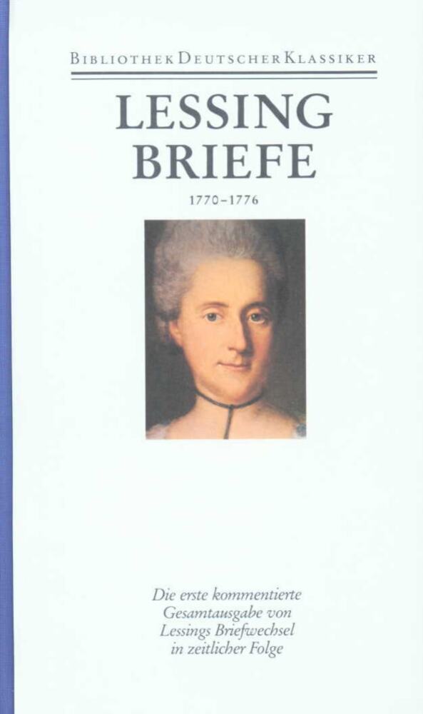 Briefe von und an Lessing 1770-1776 main product photo