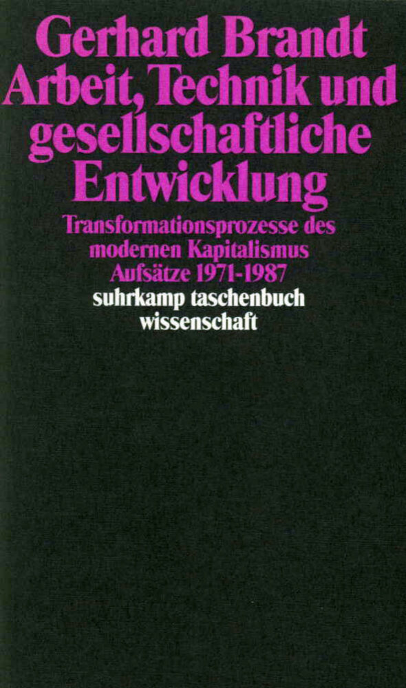 Arbeit, Technik und gesellschaftliche Entwicklung main product photo