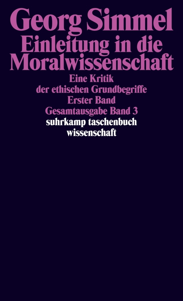 Einleitung in die Moralwissenschaft. Bd.1 main product photo