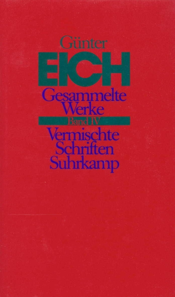 Vermischte Schriften main product photo