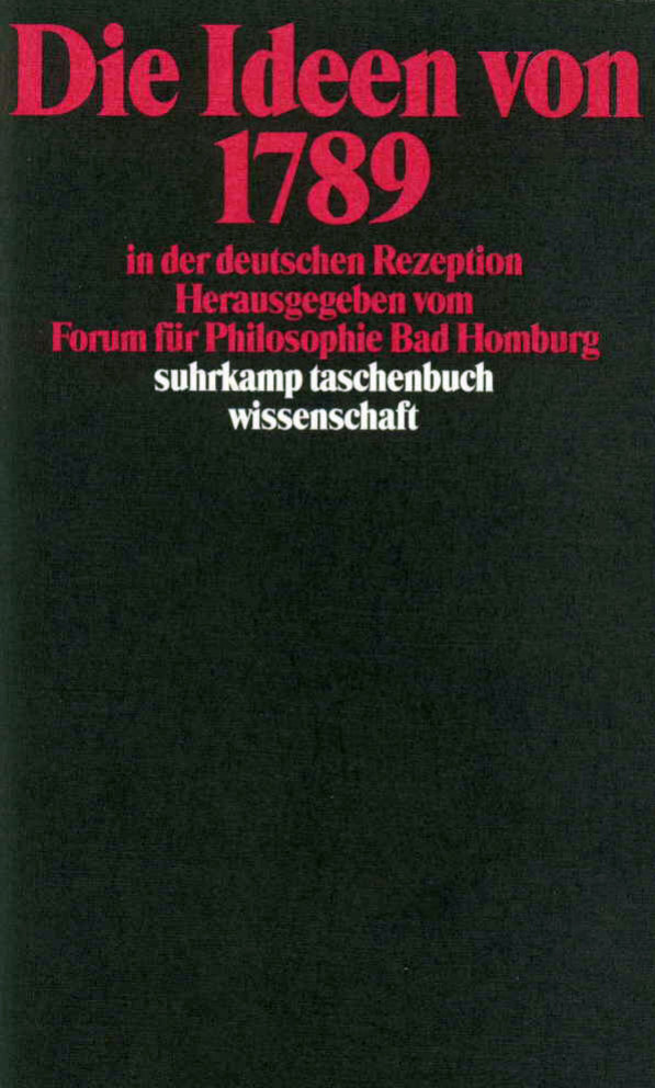 Die Ideen von 1789 in der deutschen Rezeption main product photo