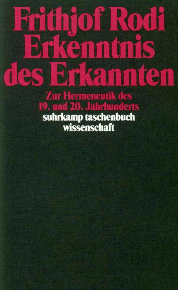 Erkenntnis des Erkannten main product photo