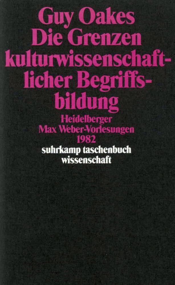 Die Grenzen kulturwissenschaftlicher Begriffsbildung main product photo