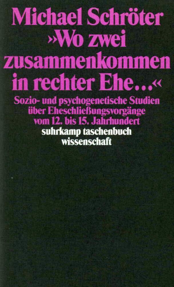 'Wo zwei zusammenkommen in rechter Ehe . . .' main product photo