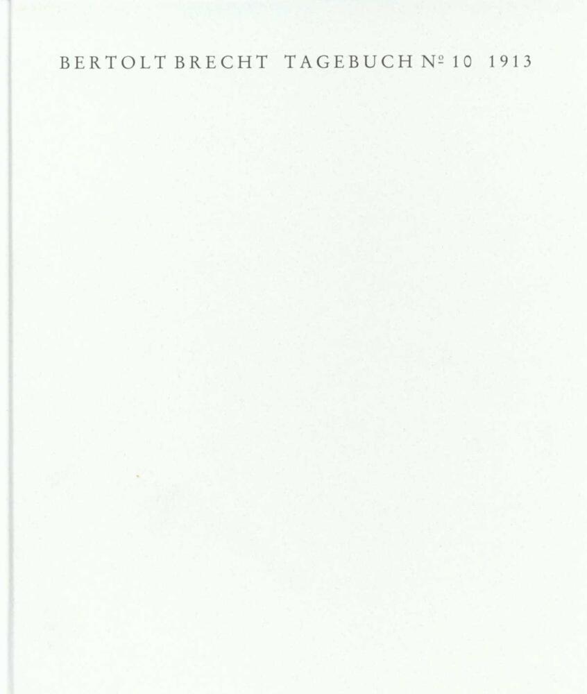 Tagebuch Nr.10, 1913, 2 Bde. main product photo