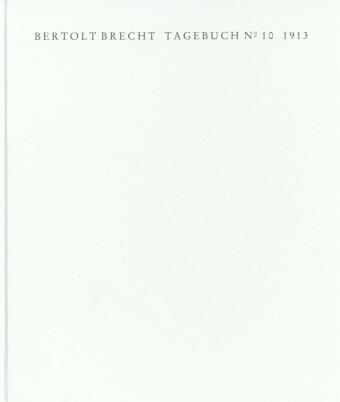 Tagebuch Nr.10, 1913, 2 Bde.