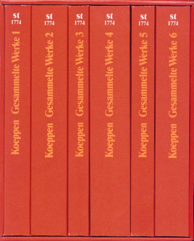 Gesammelte Werke in sechs Bänden in den suhrkamp taschenbüchern, 6 Teile main product photo