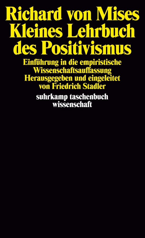 Kleines Lehrbuch des Positivismus main product photo