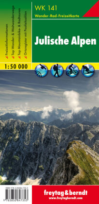 Freytag & Berndt Wander-, Rad- und Freizeitkarte Julische Alpen