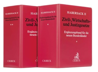 Habersack II Zivil-, Wirtschafts- und Justizgesetze für die neuen Bundesländer, 3 Ordner zur Fortsetzung