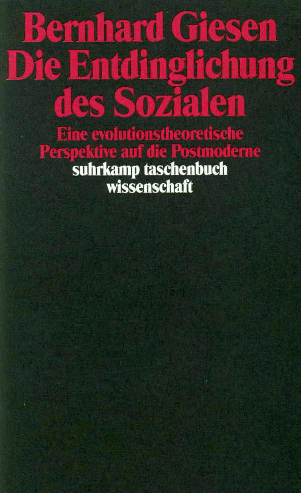 Die Entdinglichung des Sozialen main product photo