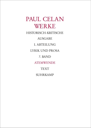 Werke. Historisch-kritische Ausgabe. I. Abteilung: Lyrik und Prosa, 2 Teile