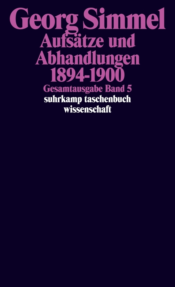 Aufsätze und Abhandlungen 1894-1900 main product photo