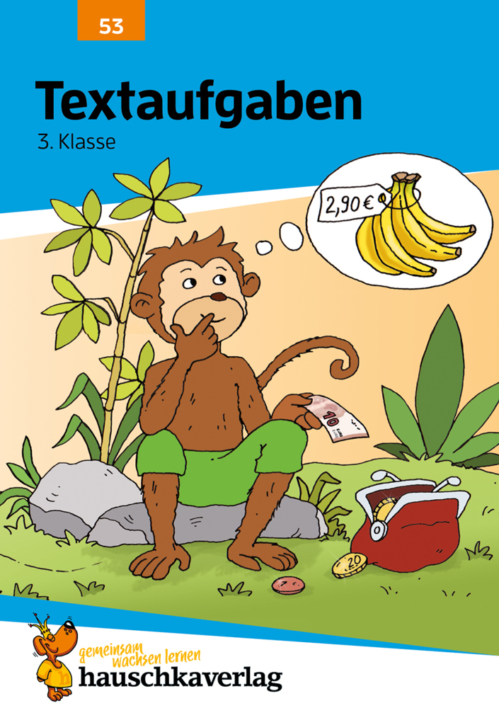 Mathe 3. Klasse Übungsheft - Textaufgaben main product photo