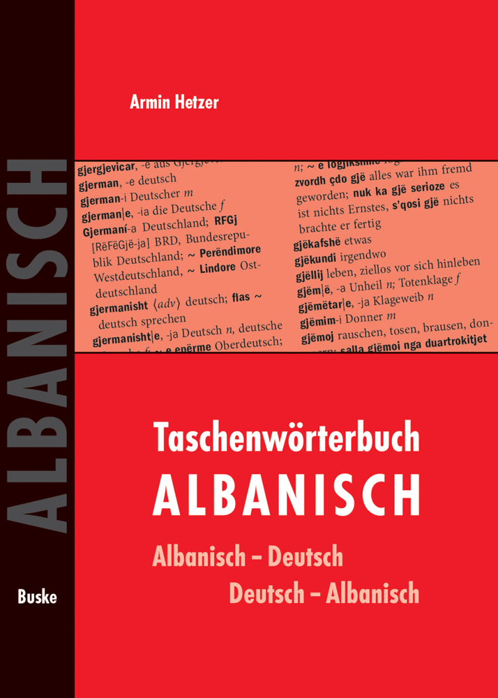 Taschenwörterbuch Albanisch-Deutsch / Deutsch-Albanisch main product photo