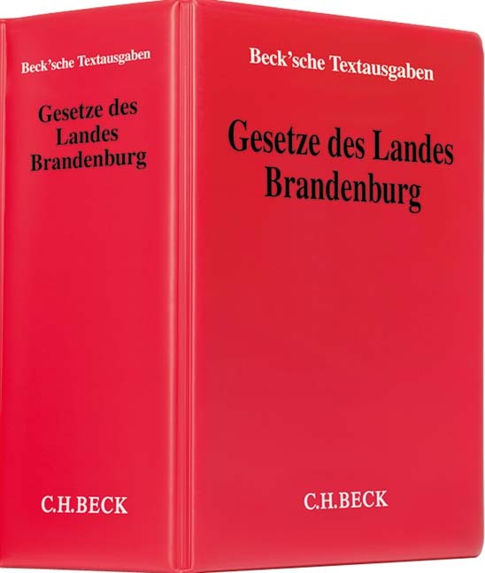 Gesetze des Landes Brandenburg, zur Fortsetzung main product photo