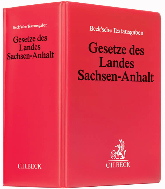 Gesetze des Landes Sachsen-Anhalt, zur Fortsetzung main product photo
