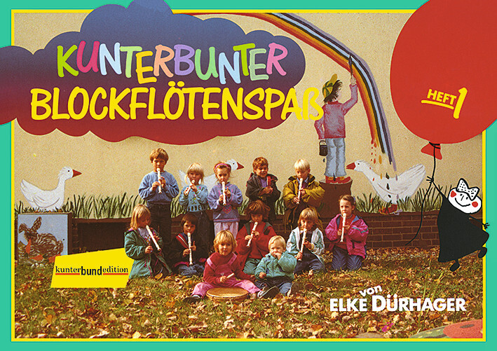 Kunterbunter Blockflötenspaß, für Sopranblockflöte. Bd.1 main product photo