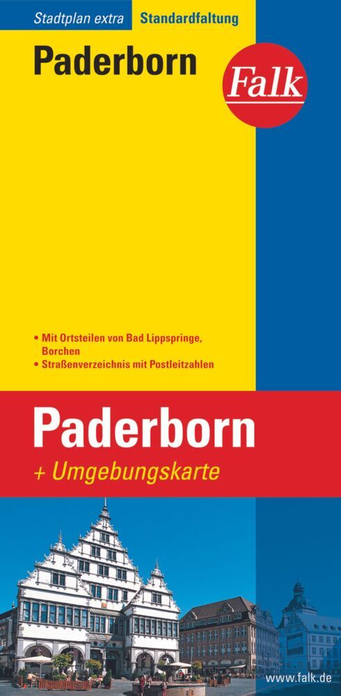 Falk Stadtplan Extra Paderborn 1:20.000 main product photo