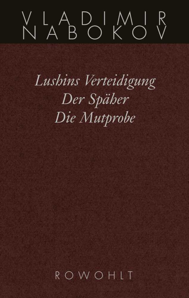 Lushins Verteidigung / Der Späher / Die Mutprobe main product photo