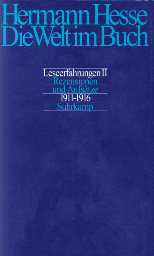 Leseerfahrungen II. Rezensionen und Aufsätze aus den Jahren 1911-1916 main product photo