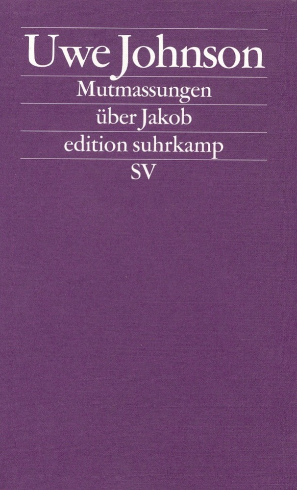 Mutmaßungen über Jakob main product photo