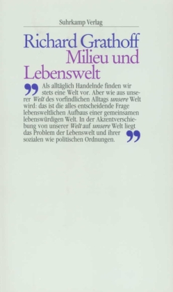 Milieu und Lebenswelt