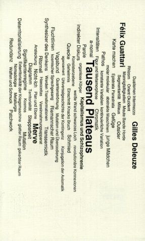Tausend Plateaus main product photo