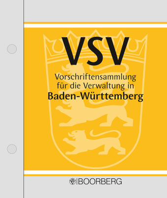 Vorschriftensammlung für die Verwaltung in Baden-Württemberg (VSV), 3 Bde. (Pflichtabnahme)