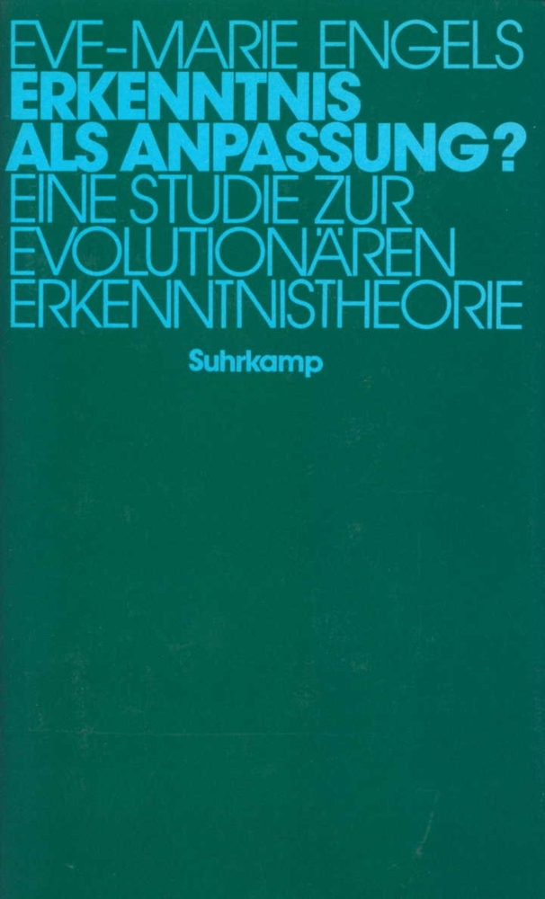 Erkenntnis als Anpassung? main product photo