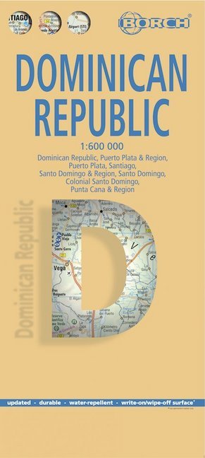 Borch Map Dominican Republic. República Dominicana main product photo