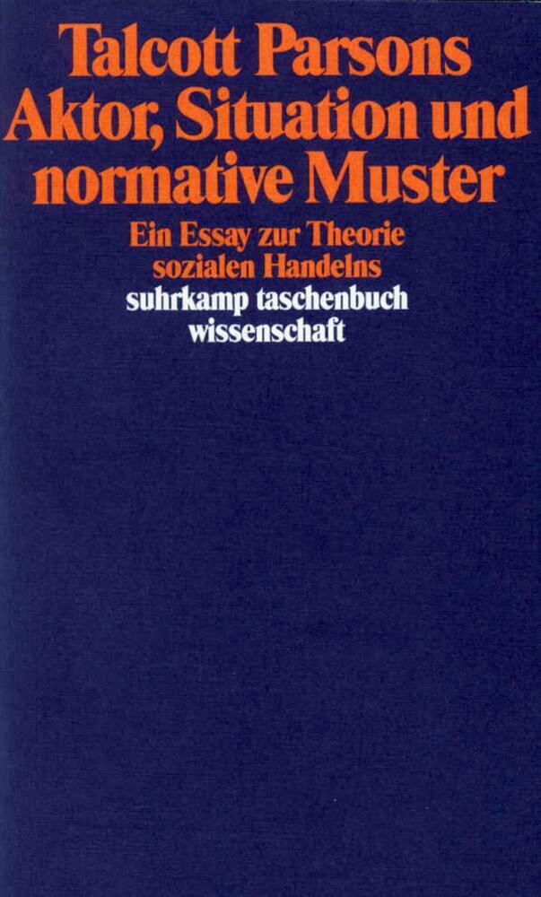 Aktor, Situation und normative Muster main product photo